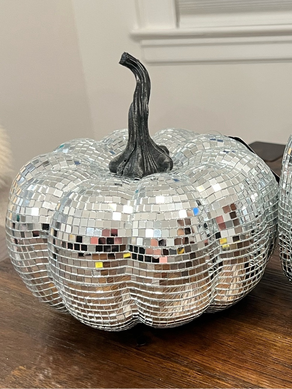 NWT Ashland Silver Disco Mosaic Pumpkin
